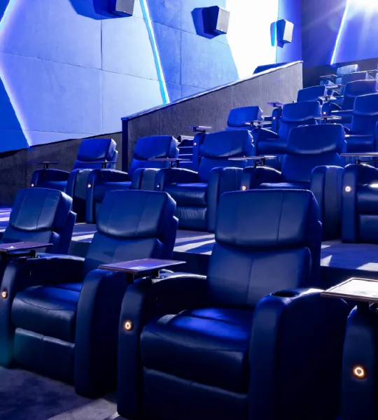 Luxury cinema auditorium at Westgate Cinema