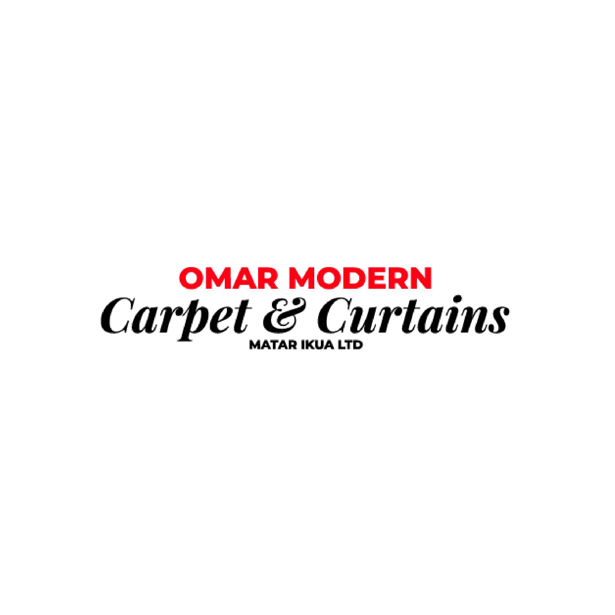 Omar Modern Carpets store logo at Westgate Shopping Mall